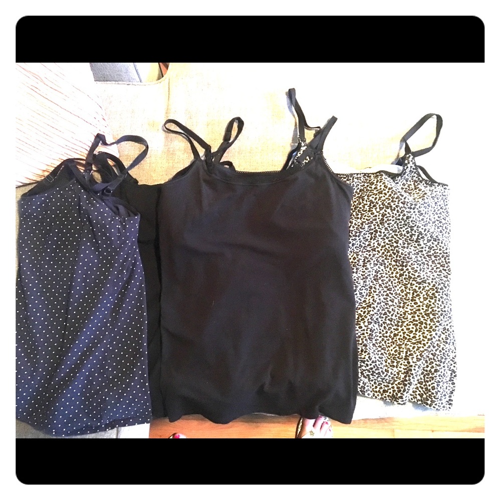 4 Maternity tank tops size large